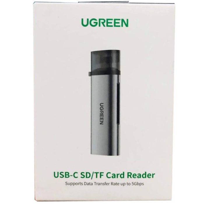 Ugreen USB-C OTG čitalec kartic TF/SD - box Ugreen USB-C OTG čitalec kartic TF/SD - box
