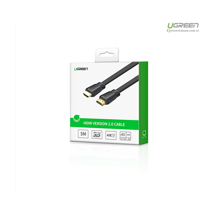 Ugreen HDMI 2.0 Flat kabel 1.5m - box Ugreen HDMI 2.0 Flat kabel 1.5m - box