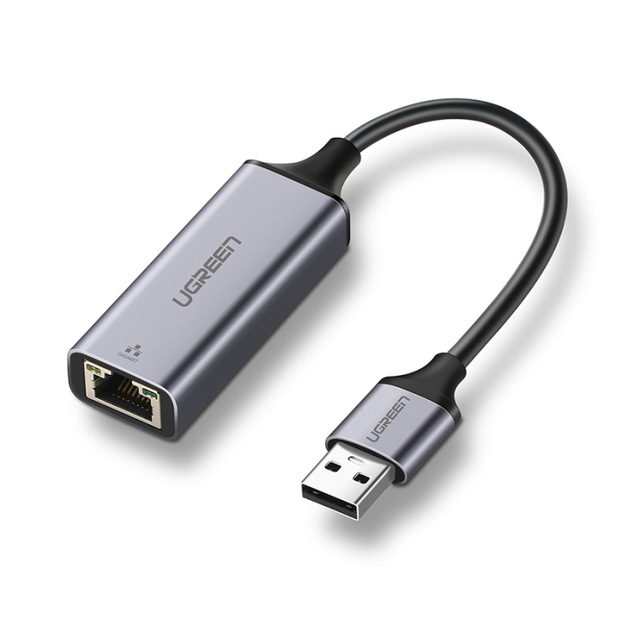 Ugreen USB 3.0 Gigabit Ethernet Adapter mrežna kartica siv - box Ugreen USB 3.0 Gigabit Ethernet Adapter mrežna kartica siv - box