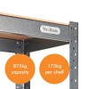 VonHaus 1.5m 5 polični regal HAMMERITE VonHaus 1.5m 5 polični regal HAMMERITE