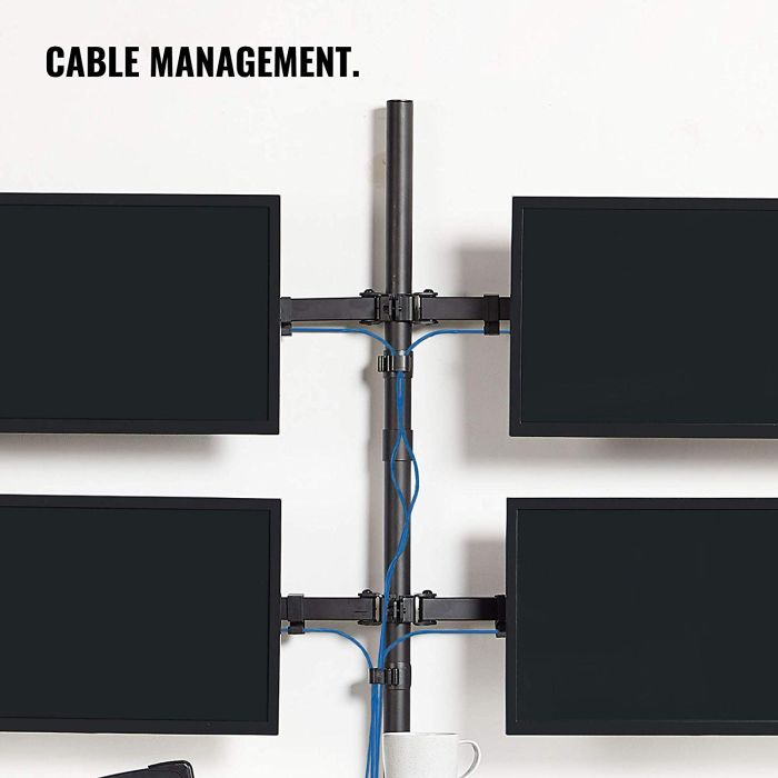 VonHaus namizni nosilec za 4 monitorje do 32 VonHaus namizni nosilec za 4 monitorje do 32