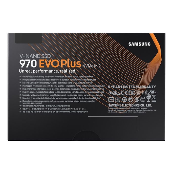 Samsung 250GB 970 EVO Plus SSD NVMe M.2 disk Samsung 250GB 970 EVO Plus SSD NVMe M.2 disk