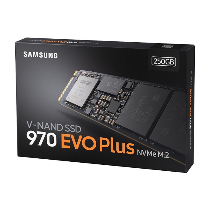 Samsung 250GB 970 EVO Plus SSD NVMe M.2 disk Samsung 250GB 970 EVO Plus SSD NVMe M.2 disk