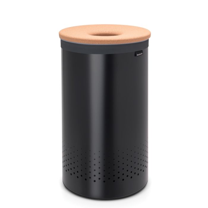 Brabantia koš za perilo 60L okrogel, črn Brabantia koš za perilo 60L okrogel, črn
