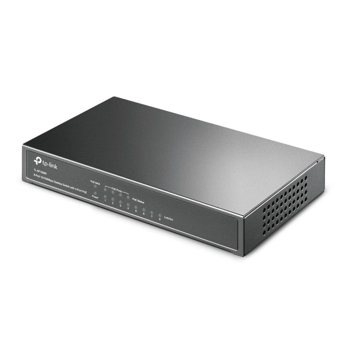 TP-LINK 8-Port 10/100Mbps namizno stikalo s 4 porti PoE TP-LINK 8-Port 10/100Mbps namizno stikalo s 4 porti PoE