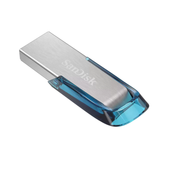 Sandisk Ultra Flair 64GB USB3.0 spominski ključek- moder