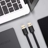 Ugreen USB 3.0 kabel (M na M) črn 1 m - polybag Ugreen USB 3.0 kabel (M na M) črn 1 m - polybag
