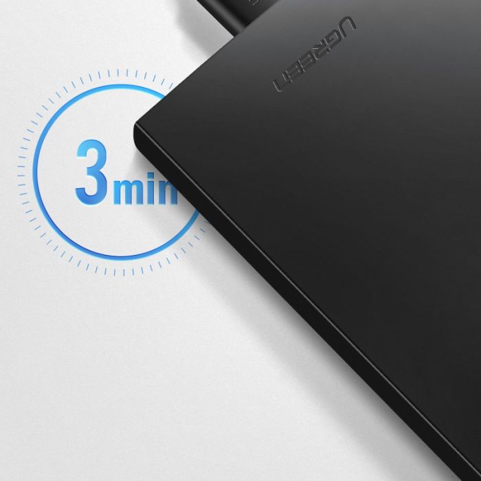 Ugreen 2.5 SATA ohišje za disk črn - box Ugreen 2.5 SATA ohišje za disk črn - box