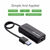 Ugreen USB 3.0 hub na 3x USB A in RJ45 - box Ugreen USB 3.0 hub na 3x USB A in RJ45 - box
