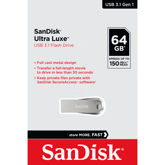 SanDisk 64GB Ultra Luxe USB 3.1 SanDisk 64GB Ultra Luxe USB 3.1