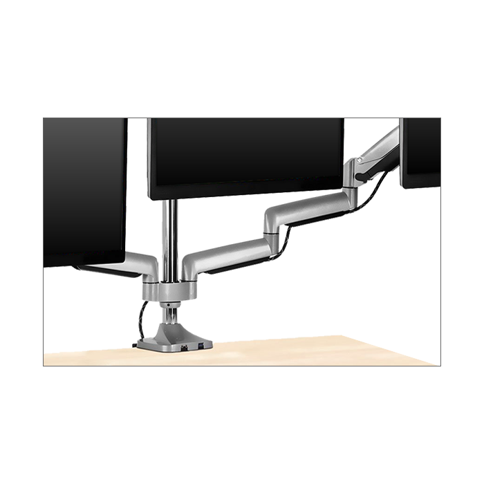 IcyBox trojni namizni nosilec za monitorja do diagonale 32 IcyBox trojni namizni nosilec za monitorja do diagonale 32