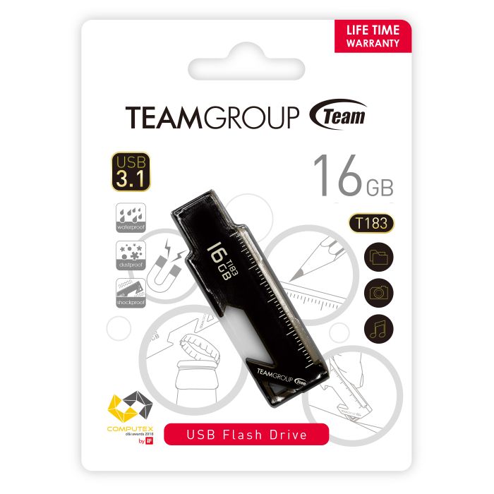 Teamgroup 16GB T183 USB 3.2 spominski ključek Teamgroup 16GB T183 USB 3.2 spominski ključek