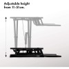 VonHaus Sit/Stand delovna platforma VonHaus Sit/Stand delovna platforma