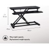 VonHaus Sit/Stand delovna platforma VonHaus Sit/Stand delovna platforma