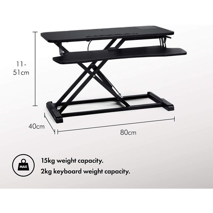 VonHaus Sit/Stand delovna platforma VonHaus Sit/Stand delovna platforma