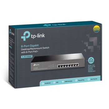 TP-Link mrežno stikalo 8 port 10/100/1000, 8 × POE TP-Link mrežno stikalo 8 port 10/100/1000, 8 × POE