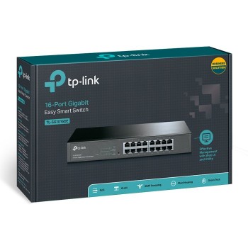 TP-Link mrežno stikalo 16 port TL-SG1016DE 10/100/1000 TP-Link mrežno stikalo 16 port TL-SG1016DE 10/100/1000
