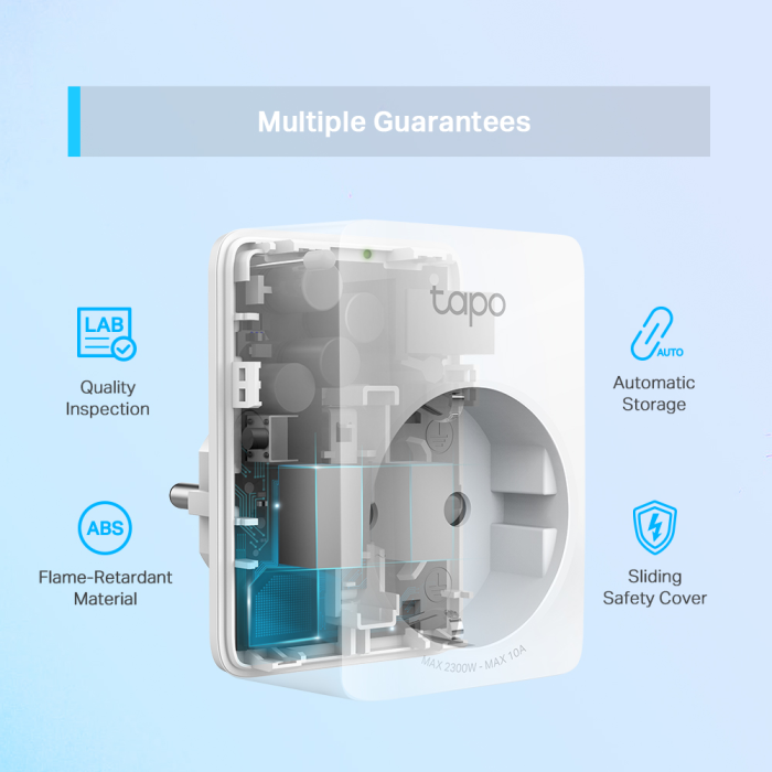 TP-LINK Tapo P100 Mini Smart Wi-Fi vtičnica TP-LINK Tapo P100 Mini Smart Wi-Fi vtičnica