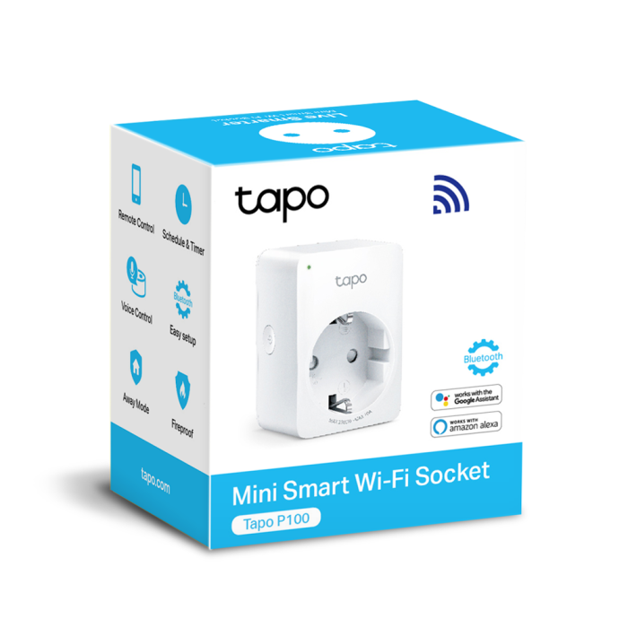 TP-LINK Tapo P100 Mini Smart Wi-Fi vtičnica TP-LINK Tapo P100 Mini Smart Wi-Fi vtičnica