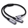Ugreen USB-C na 3.5 mm avdio 2x 25cm - polybag Ugreen USB-C na 3.5 mm avdio 2x 25cm - polybag