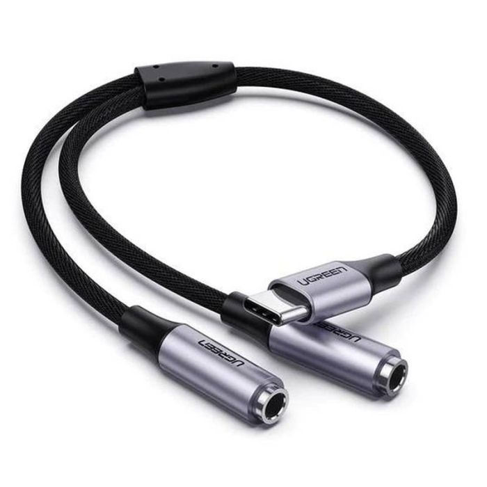 Ugreen USB-C na 3.5 mm avdio 2x 25cm - polybag Ugreen USB-C na 3.5 mm avdio 2x 25cm - polybag