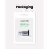 Ugreen USB 3.0-A na USB-C adapter siv - blister Ugreen USB 3.0-A na USB-C adapter siv - blister