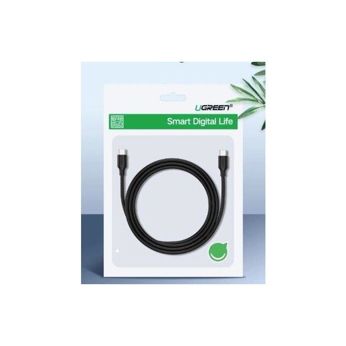 UGREEN USB 2.0 USB-C na USB-C 1m (črn) - polybag UGREEN USB 2.0 USB-C na USB-C 1m (črn) - polybag