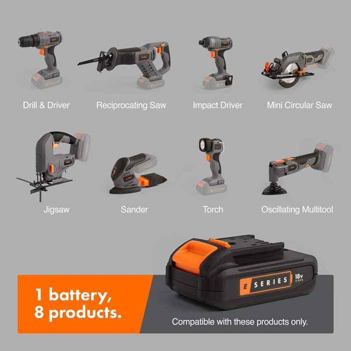 VonHaus E-Series 18V 1.5Ah baterija VonHaus E-Series 18V 1.5Ah baterija