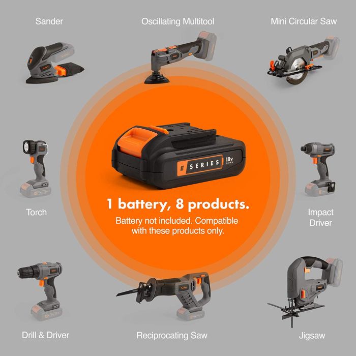 VonHaus E-Series akumulatorska ročna krožna žaga 18V VonHaus E-Series akumulatorska ročna krožna žaga 18V