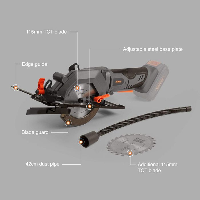 VonHaus E-Series akumulatorska ročna krožna žaga 18V VonHaus E-Series akumulatorska ročna krožna žaga 18V