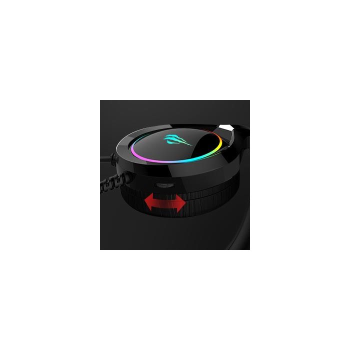 HAVIT Gamenote RGB LED slušalke z mikrofonom HV-H2232d HAVIT Gamenote RGB LED slušalke z mikrofonom HV-H2232d