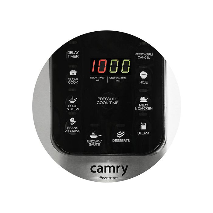Camry multifunkcijski kuhalnik 1000W (lonec na pritisk) Camry multifunkcijski kuhalnik 1000W (lonec na pritisk)