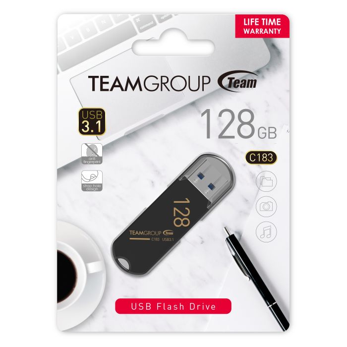 Teamgroup 128GB C183 USB 3.2 spominski ključek Teamgroup 128GB C183 USB 3.2 spominski ključek
