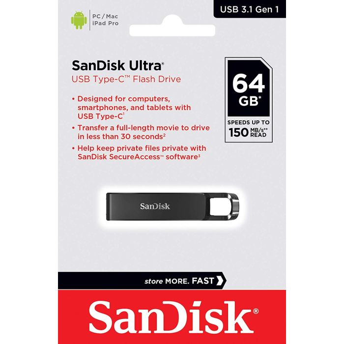 SanDisk Ultra USB Type-C Flash 64GB 150MB/s SanDisk Ultra USB Type-C Flash 64GB 150MB/s
