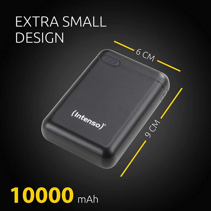 Intenso XS 10000mAh prenosna baterija - Črna Intenso XS 10000mAh prenosna baterija - Črna