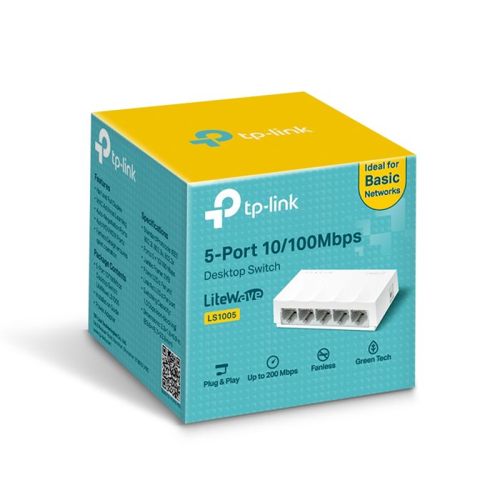 TP-LINK LS1005 5 port 100Mbps mrežno stikalo / switch TP-LINK LS1005 5 port 100Mbps mrežno stikalo / switch