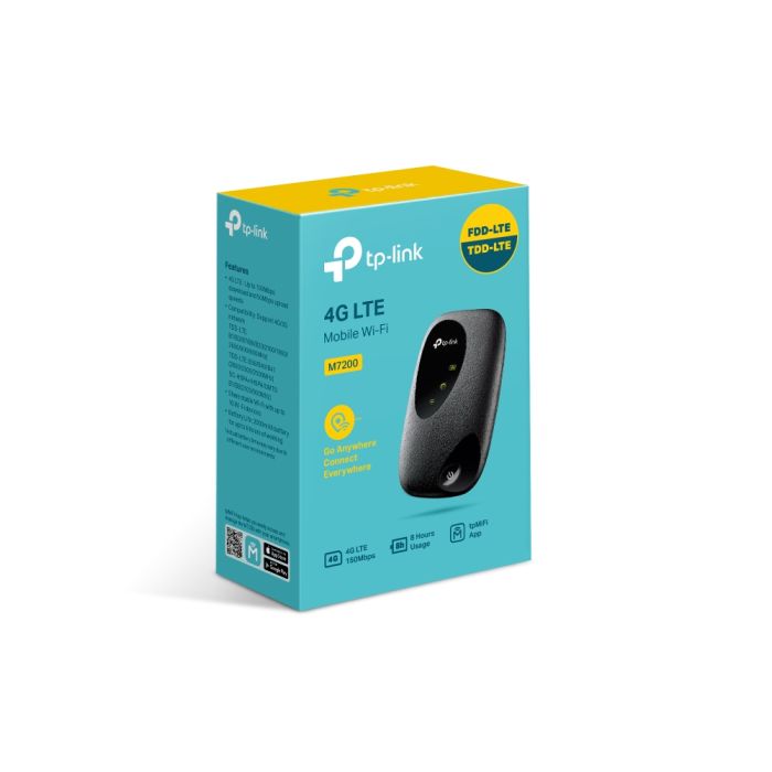 TP-Link 4G LTE Mobile Wi-Fi hotspot z baterijskim napajanjem M7200 TP-Link 4G LTE Mobile Wi-Fi hotspot z baterijskim napajanjem M7200