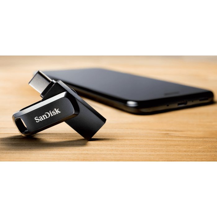SanDisk Ultra Dual Drive Go USB Type C, 256GB 3.1/3.0, b do 400 MB/s, črn SanDisk Ultra Dual Drive Go USB Type C, 256GB 3.1/3.0, b do 400 MB/s, črn