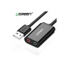 Ugreen USB 2.0 na 3.5mm avdio adapter - box Ugreen USB 2.0 na 3.5mm avdio adapter - box