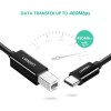 Ugreen kabel za tiskalnik USB-C (M) 2.0 na USB-B (M) 2m - polybag Ugreen kabel za tiskalnik USB-C (M) 2.0 na USB-B (M) 2m - polybag