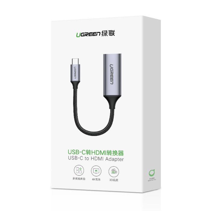 Ugreen USB-C na HDMI adapter 2.0 4K - box Ugreen USB-C na HDMI adapter 2.0 4K - box