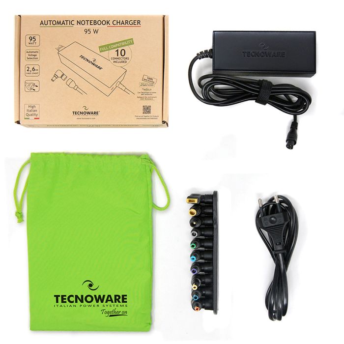 Tecnoware univerzalni napajalnik za prenosnike 95W Tecnoware univerzalni napajalnik za prenosnike 95W