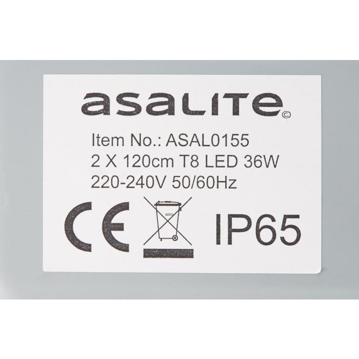 ASALITE ohišje za LED cevi 2x 120cm ASALITE ohišje za LED cevi 2x 120cm