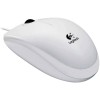 Logitech B100 optična miška, USB, bela Logitech B100 optična miška, USB, bela