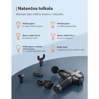 TaoTronics masažna pištola TT-PCA003 TaoTronics masažna pištola TT-PCA003