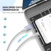 UGREEN USB 2.0 A na USB-C kabel 2m (bel) - polybag UGREEN USB 2.0 A na USB-C kabel 2m (bel) - polybag