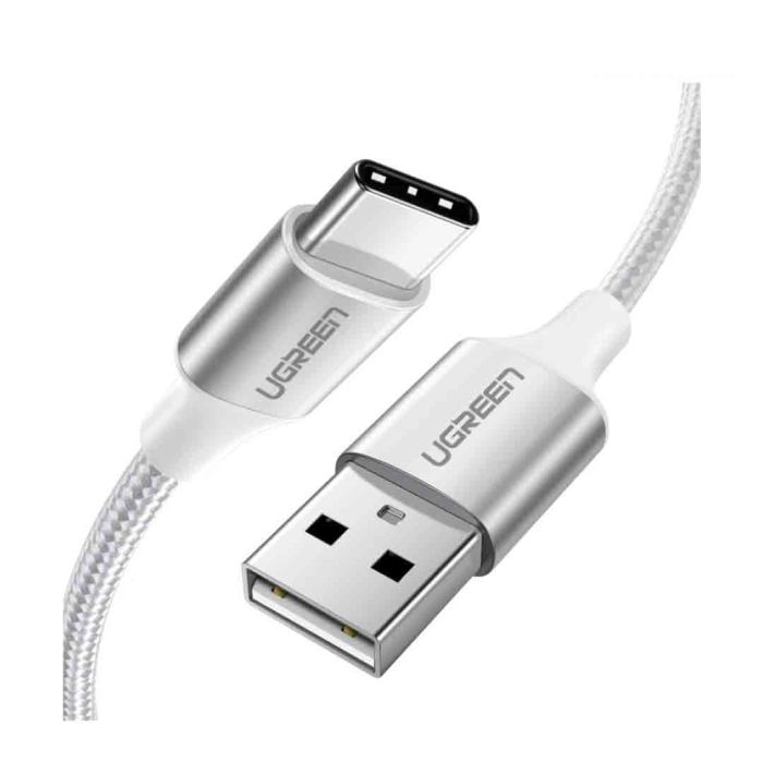 UGREEN USB 2.0 A na USB-C kabel 2m (bel) - polybag UGREEN USB 2.0 A na USB-C kabel 2m (bel) - polybag