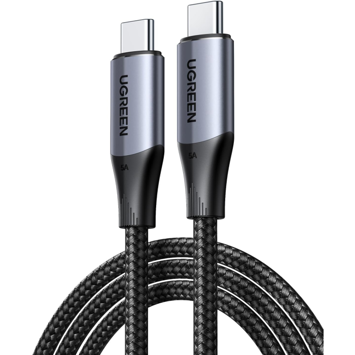 UGREEN USB-C 3.1 Gen2 10Gbps kabel 240W 1m (črn) UGREEN USB-C 3.1 Gen2 10Gbps kabel 240W 1m (črn)