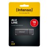 Intenso 16GB Alu Line USB 2.0 spominski ključek - Antracit Intenso 16GB Alu Line USB 2.0 spominski ključek - Antracit