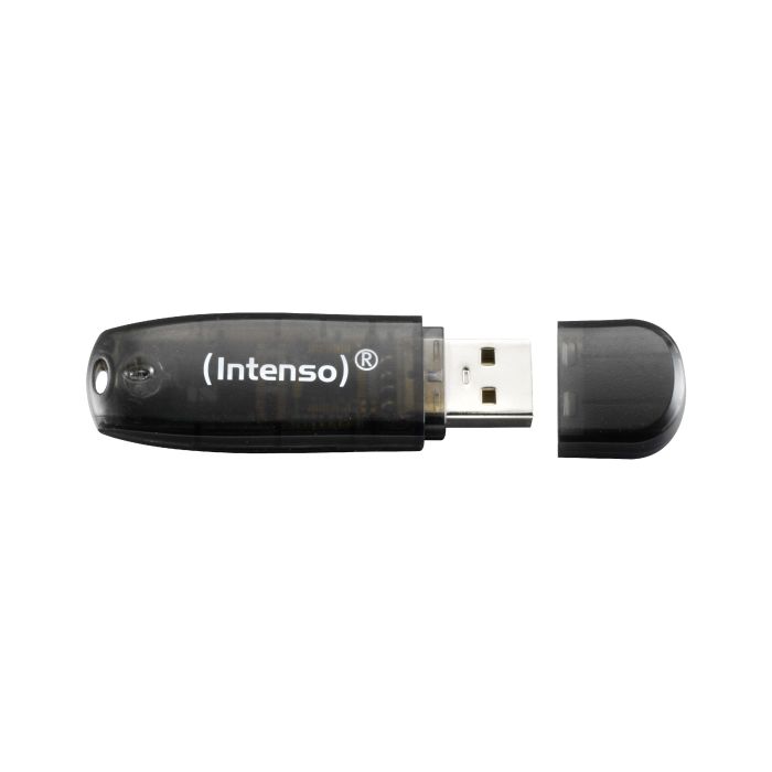 Intenso 16GB Rainbow Line USB 2.0 spominski ključek - Črn Intenso 16GB Rainbow Line USB 2.0 spominski ključek - Črn